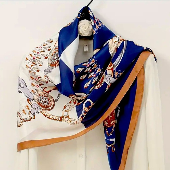 Square Shawl,Print Warm Headscarf, Outdoor Sun Protection Headscarf - Picture 1 of 5